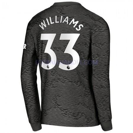 Herre Fotballdrakter Manchester United Williams 33 Borte 2020-21 Langermet